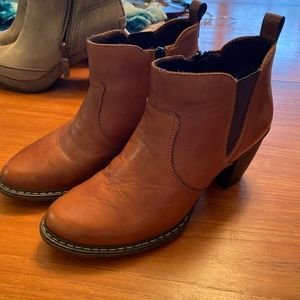 Rieker booties leather size 40 new